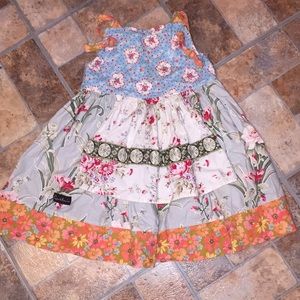 Knot apron dress